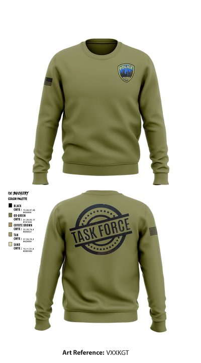 Crime Reduction Task Force 47911352 Crew Neck Sweatshirt - 2