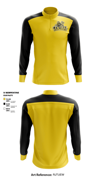Quarter Zip Jacket, Central High School, School Spirit Store, Teamtime, Team time, sublimation, custom sports apparel, team uniforms, spirit wear, spiritwear, sports uniforms, custom shirts, team store, custom team store, fundraiser sports, apparel fundraiser