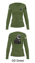 768 EABS 28979729 Women's Long Sleeve V-neck Shirt - 40