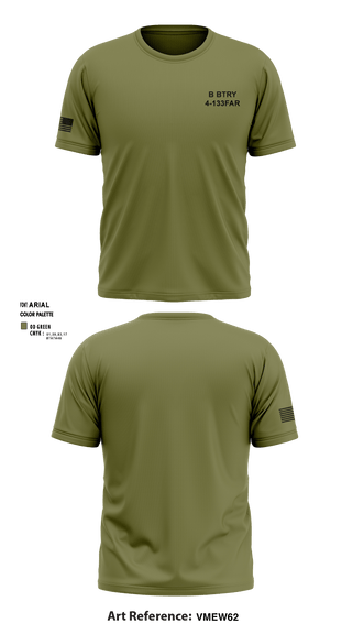 Short Sleeve Performance Shirt, B BTRY 4-133FAR, Army, Teamtime, Team time, sublimation, custom sports apparel, team uniforms, spirit wear, spiritwear, sports uniforms, custom shirts, team store, custom team store, fundraiser sports, apparel fundraiser