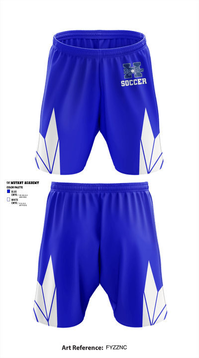 Hamilton High School Soccer 75906986 Athletic Shorts With Pockets - 1