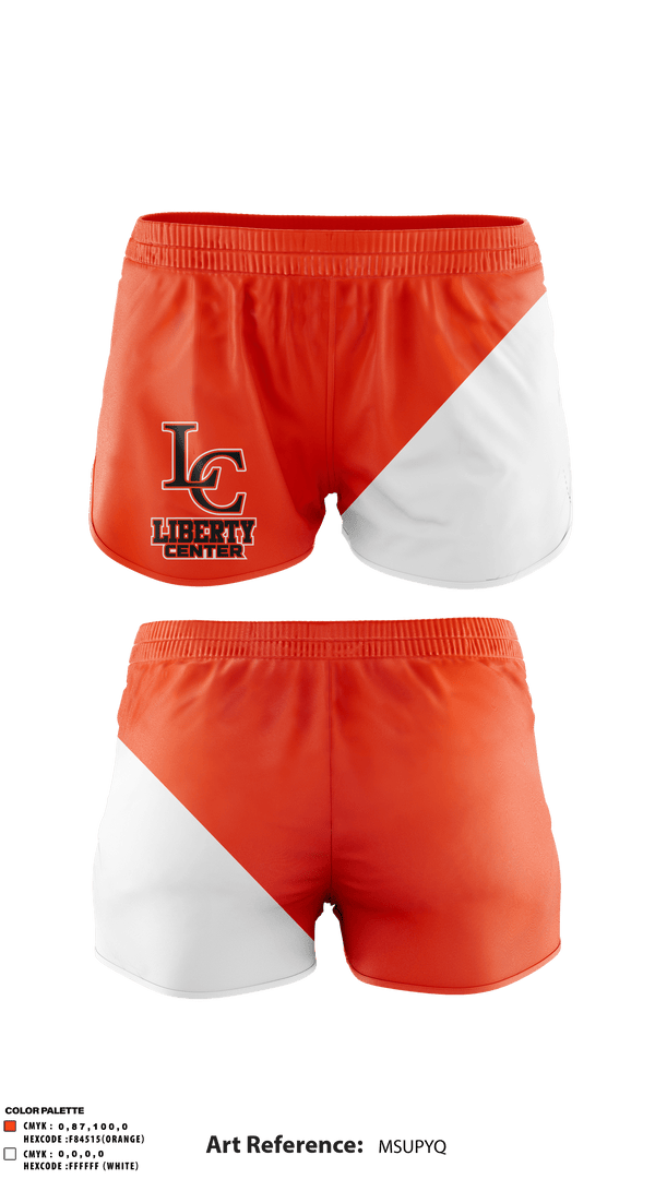 Track Shorts, Liberty Center Middle School, Spirit Store, Teamtime, Team time, sublimation, custom sports apparel, team uniforms, spirit wear, spiritwear, sports uniforms, custom shirts, team store, custom team store, fundraiser sports, apparel fundraiser