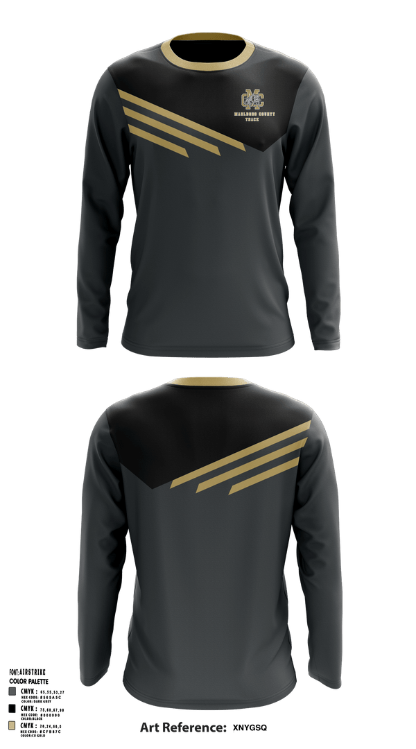 Long Sleeve Performance Shirt, Marlboro County High School Track, Track & Field, Teamtime, Team time, sublimation, custom sports apparel, team uniforms, spirit wear, spiritwear, sports uniforms, custom shirts, team store, custom team store, fundraiser sports, apparel fundraiser