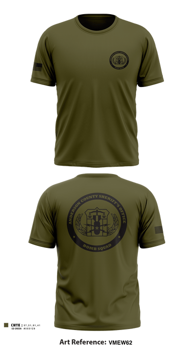 Anderson County Sheriff's Office - EOD 54857541 Short Sleeve Performance Shirt - 1