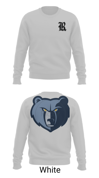 Crew Neck Sweatshirt, Riverbank High School, Baseball, Teamtime, Team time, sublimation, custom sports apparel, team uniforms, spirit wear, spiritwear, sports uniforms, custom shirts, team store, custom team store, fundraiser sports, apparel fundraiser