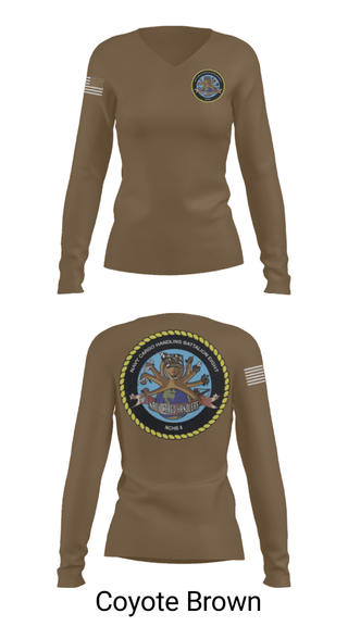 Women's Long Sleeve Vneck Shirt, , Navy, Teamtime, Team time, sublimation, custom sports apparel, team uniforms, spirit wear, spiritwear, sports uniforms, custom shirts, team store, custom team store, fundraiser sports, apparel fundraiser