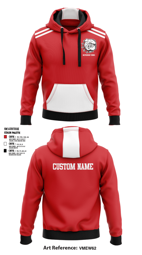 Hoodie, Mcpherson College, Spirit Store, Teamtime, Team time, sublimation, custom sports apparel, team uniforms, spirit wear, spiritwear, sports uniforms, custom shirts, team store, custom team store, fundraiser sports, apparel fundraiser