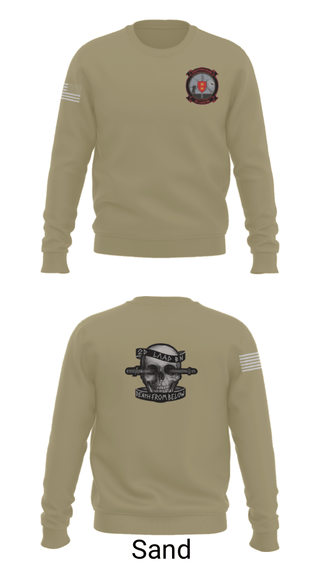 Crew Neck Sweatshirt, , Marines, Teamtime, Team time, sublimation, custom sports apparel, team uniforms, spirit wear, spiritwear, sports uniforms, custom shirts, team store, custom team store, fundraiser sports, apparel fundraiser