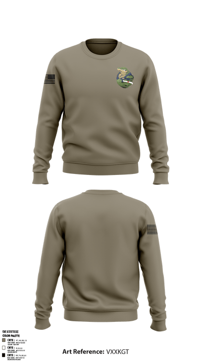 USS BOXER (LHD4) Health Services Department 43872695 Crew Neck Sweatshirt - 2