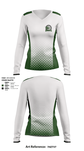 Women's Long Sleeve Vneck Shirt, Sarasota Suncoast Academy, Golf, Teamtime, Team time, sublimation, custom sports apparel, team uniforms, spirit wear, spiritwear, sports uniforms, custom shirts, team store, custom team store, fundraiser sports, apparel fundraiser