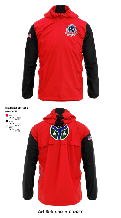 Warren County A & L Fair 89304743 Windbreaker - 1