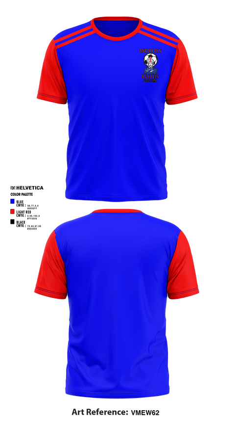 Short Sleeve Performance Shirt, Indio High School Soccer, Men's Soccer, Teamtime, Team time, sublimation, custom sports apparel, team uniforms, spirit wear, spiritwear, sports uniforms, custom shirts, team store, custom team store, fundraiser sports, apparel fundraiser