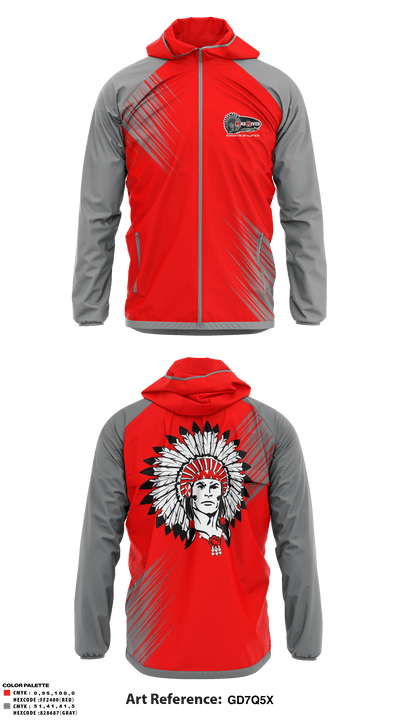 Stebbins High School Softball 54159920 Windbreaker - 1