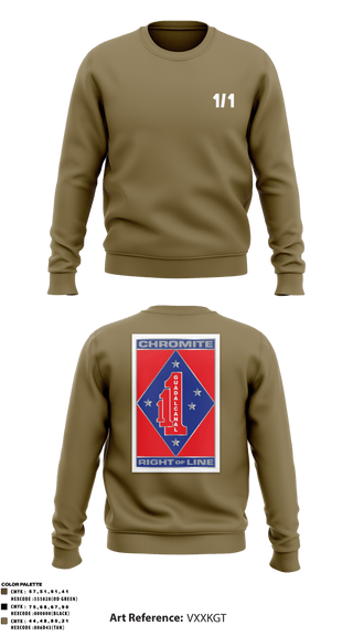 Crew Neck Sweatshirt, V1/1, Marines, Teamtime, Team time, sublimation, custom sports apparel, team uniforms, spirit wear, spiritwear, sports uniforms, custom shirts, team store, custom team store, fundraiser sports, apparel fundraiser