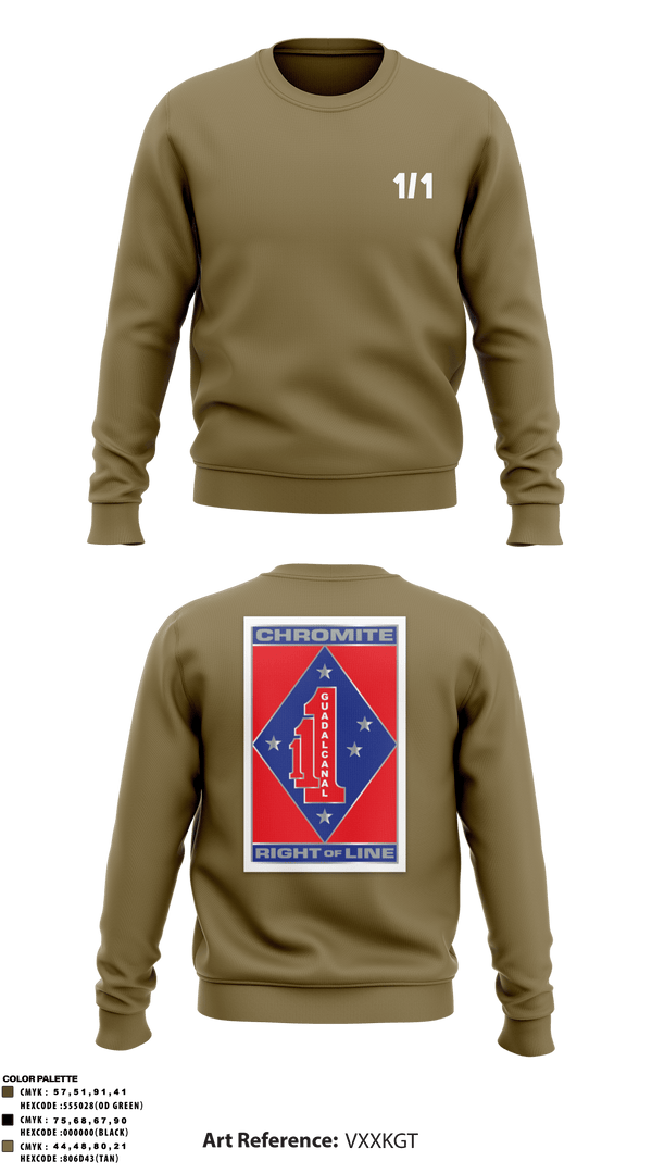 Crew Neck Sweatshirt, V1/1, Marines, Teamtime, Team time, sublimation, custom sports apparel, team uniforms, spirit wear, spiritwear, sports uniforms, custom shirts, team store, custom team store, fundraiser sports, apparel fundraiser