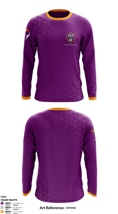 Downtown College Prep - Alum Rock Middle School 34852087 Long Sleeve Performance Shirt - 1