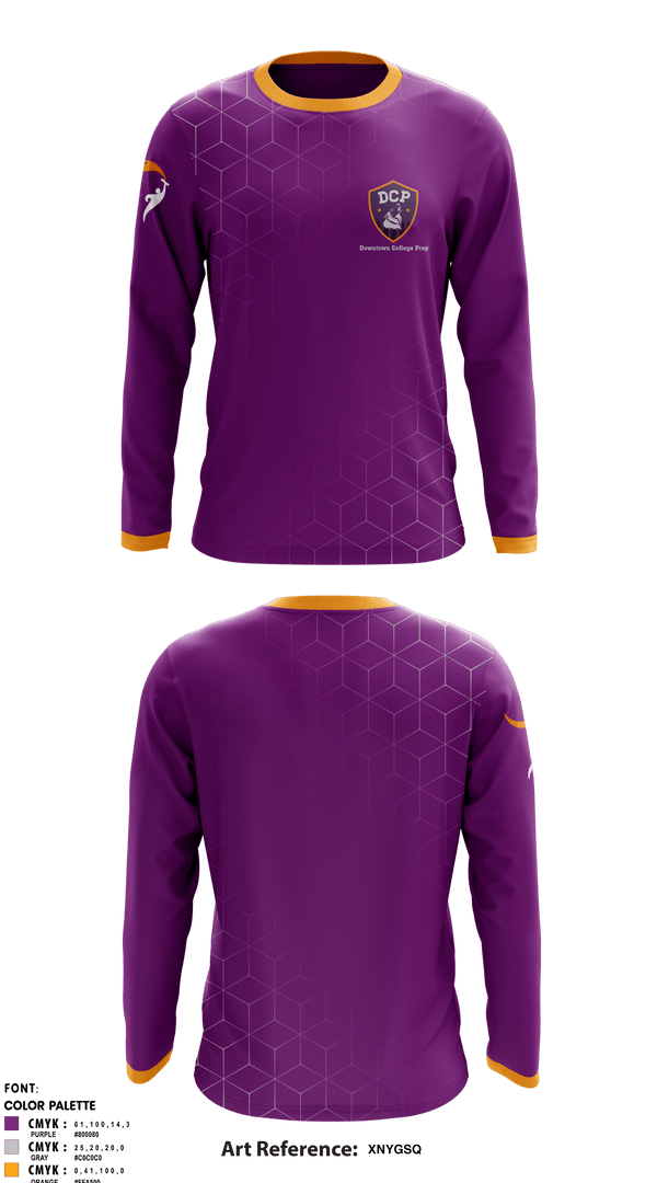 Long Sleeve Performance Shirt, Downtown College Prep - Alum Rock Middle School, Spirit Store, Teamtime, Team time, sublimation, custom sports apparel, team uniforms, spirit wear, spiritwear, sports uniforms, custom shirts, team store, custom team store, fundraiser sports, apparel fundraiser