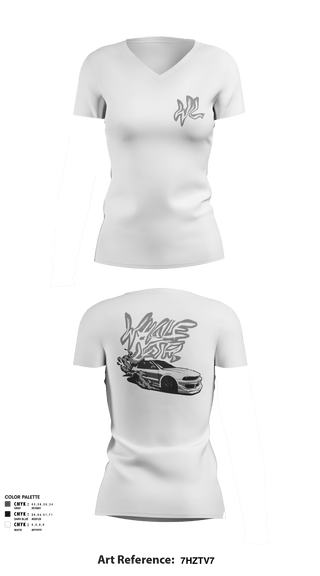 Women's Short Sleeve Vneck Shirt, Whole Lotta, , Teamtime, Team time, sublimation, custom sports apparel, team uniforms, spirit wear, spiritwear, sports uniforms, custom shirts, team store, custom team store, fundraiser sports, apparel fundraiser