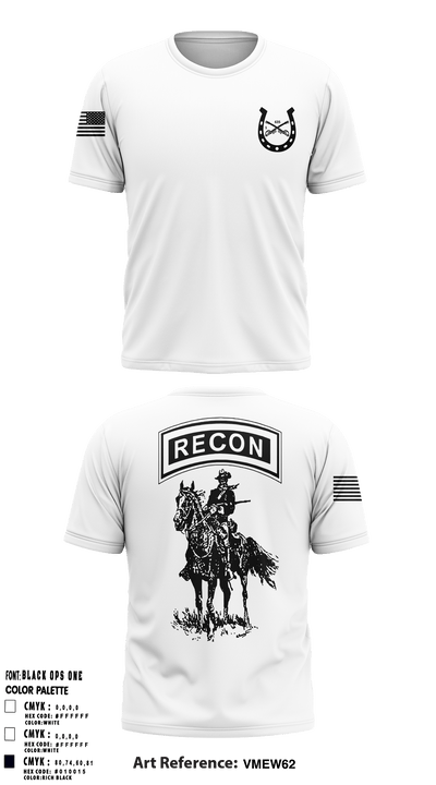 1-635th Scout Platoon 89807222 Short Sleeve Performance Shirt - 1