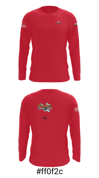 Rainbow Smoke Shop 4743142 Long Sleeve Performance Shirt - 18