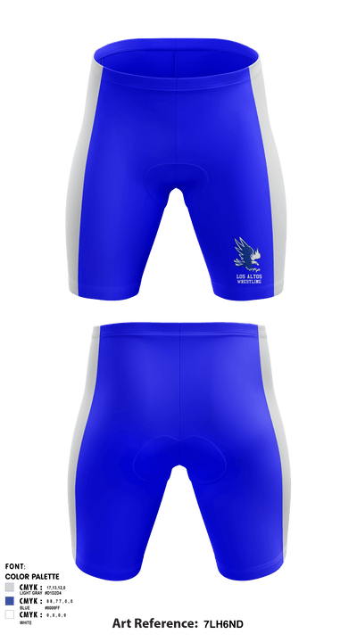 Los Altos High School Wrestling 82261589 Men's Compression Shorts - 1