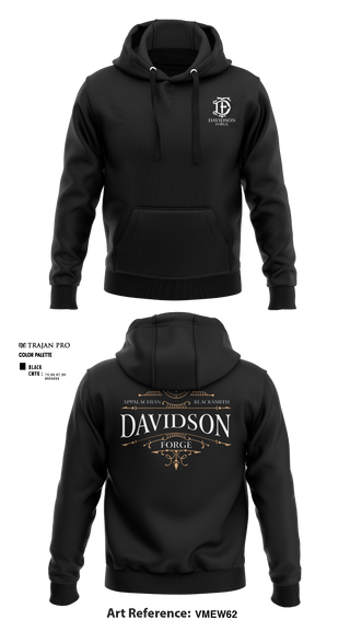 Hoodie, Davidson Forge, , Teamtime, Team time, sublimation, custom sports apparel, team uniforms, spirit wear, spiritwear, sports uniforms, custom shirts, team store, custom team store, fundraiser sports, apparel fundraiser