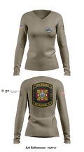 VFW Post 8191 13144984 Women's Long Sleeve V-neck Shirt - 2