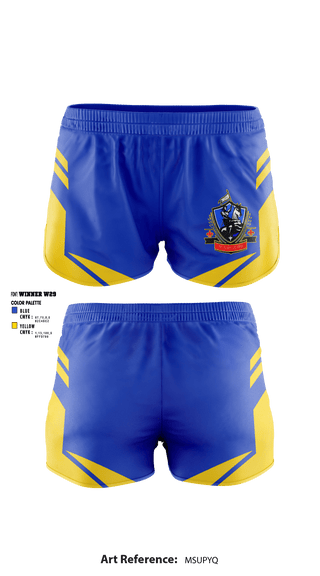 Women's Shorts, St Joan Of Arc Catholic School, Spirit Store, Teamtime, Team time, sublimation, custom sports apparel, team uniforms, spirit wear, spiritwear, sports uniforms, custom shirts, team store, custom team store, fundraiser sports, apparel fundraiser