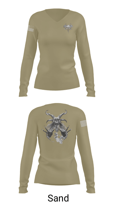 Dco 1-173rd 60146136 Women's Long Sleeve V-neck Shirt - 41