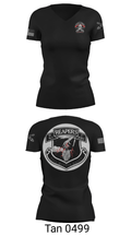 C Btry 2-32 FAR 54582520 Women's Short Sleeve V-neck Shirt - 23