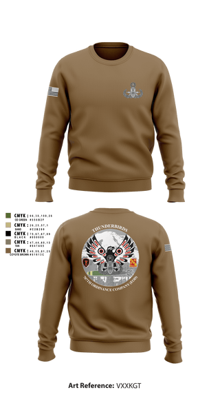 Crew Neck Sweatshirt, , Army, Teamtime, Team time, sublimation, custom sports apparel, team uniforms, spirit wear, spiritwear, sports uniforms, custom shirts, team store, custom team store, fundraiser sports, apparel fundraiser