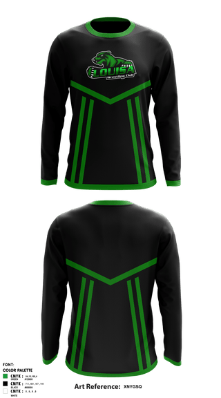 Louisa Wrestling Club 3728109 Long Sleeve Performance Shirt - 1