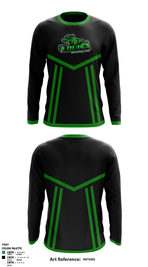 Louisa Wrestling Club 3728109 Long Sleeve Performance Shirt - 1