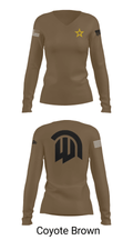 Waxahachie Recruiting Station 82503072 Women's Long Sleeve V-neck Shirt - 37