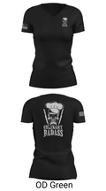 776 Brigade Engineer Batallion 36594934 Women's Short Sleeve V-neck Shirt - 21