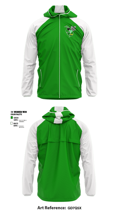 Hopewell Middle School 37855717 Windbreaker - 1