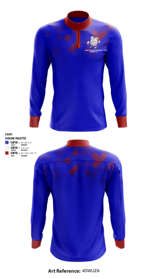 Quarter Zip Jacket, ROUND THE CLOCK PLUMBING, , Teamtime, Team time, sublimation, custom sports apparel, team uniforms, spirit wear, spiritwear, sports uniforms, custom shirts, team store, custom team store, fundraiser sports, apparel fundraiser
