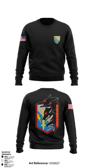 Crew Neck Sweatshirt, HHC, 201ST E-MIB, Army, Teamtime, Team time, sublimation, custom sports apparel, team uniforms, spirit wear, spiritwear, sports uniforms, custom shirts, team store, custom team store, fundraiser sports, apparel fundraiser