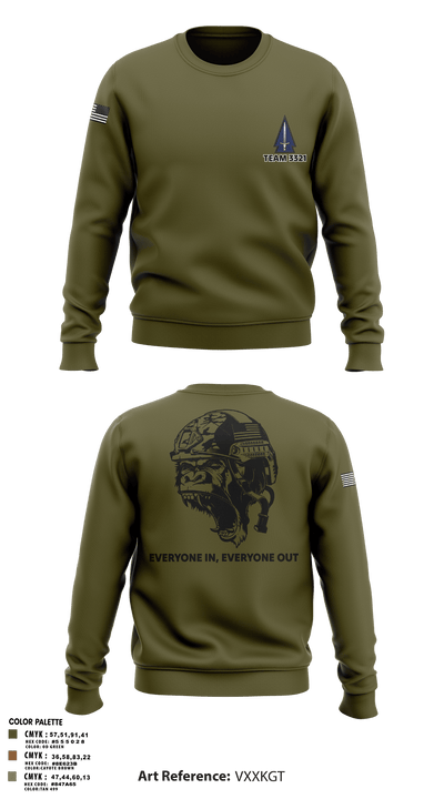 3rd SFAB 14346541 Crew Neck Sweatshirt - 1