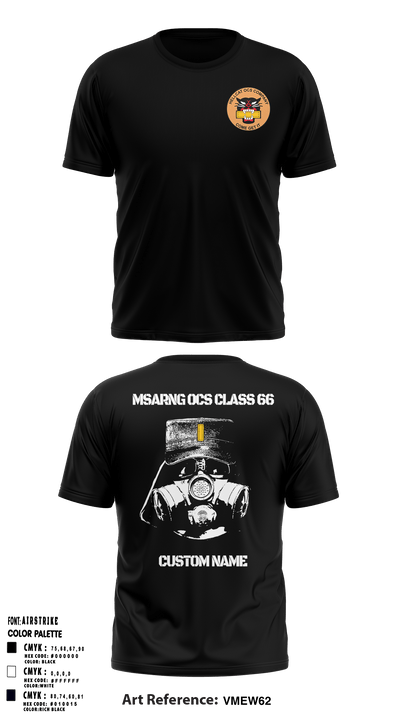 MSARNG OCS Class 66 93679555 Short Sleeve Performance Shirt - 49