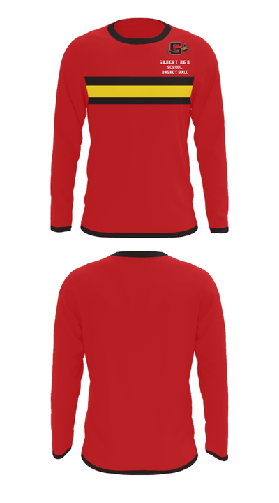 Gilbert High School Basketball 29807491 Long Sleeve Performance Shirt - 23