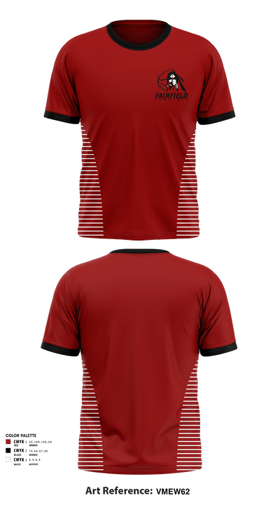 Fairfield Township Youth Basketball League 32950498 Short Sleeve Performance Shirt - 1