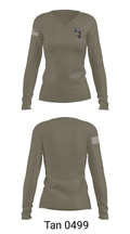 343rd QM 42426105 Women's Long Sleeve V-neck Shirt - 41