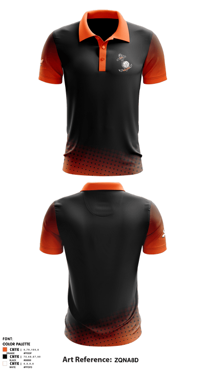 Sarasota High Volleyball 12288479 Short Sleeve Performance Polo - 1