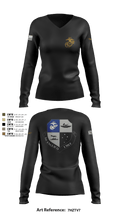 1st ANGLICO 88705849 Women's Long Sleeve V-neck Shirt - 1