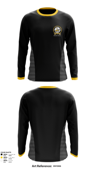 Long Sleeve Performance Shirt, Rio Linda High School Basketball, Men's Basketball, Teamtime, Team time, sublimation, custom sports apparel, team uniforms, spirit wear, spiritwear, sports uniforms, custom shirts, team store, custom team store, fundraiser sports, apparel fundraiser