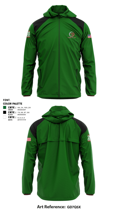 Turn It Up 82957120 Windbreaker - 1