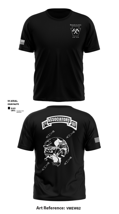 1-111th IN BN ** 38506759 Short Sleeve Performance Shirt - 10