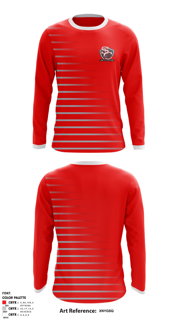 Long Sleeve Performance Shirt, Saint Clair Junior High School, Spirit Store, Teamtime, Team time, sublimation, custom sports apparel, team uniforms, spirit wear, spiritwear, sports uniforms, custom shirts, team store, custom team store, fundraiser sports, apparel fundraiser
