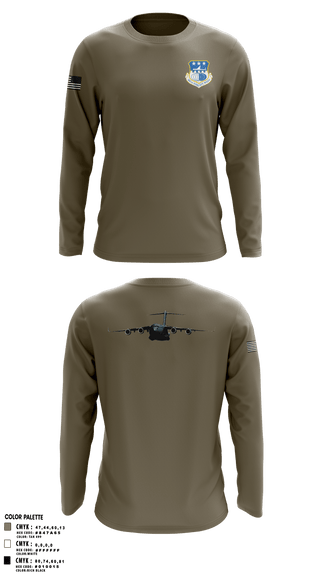 Long Sleeve Performance Shirt, , Air Force, Teamtime, Team time, sublimation, custom sports apparel, team uniforms, spirit wear, spiritwear, sports uniforms, custom shirts, team store, custom team store, fundraiser sports, apparel fundraiser